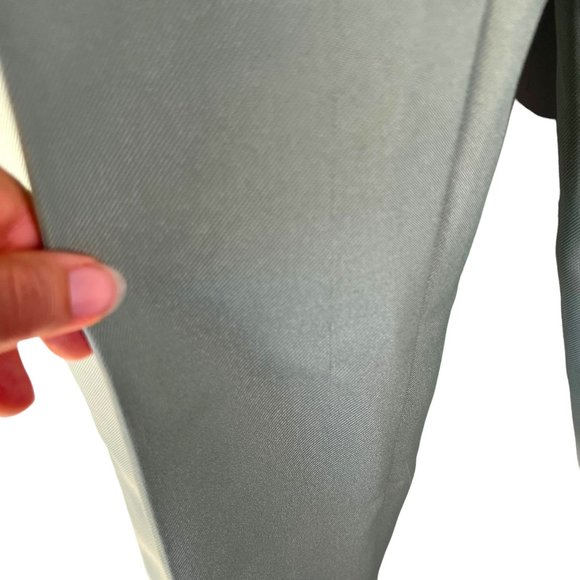 Vintage 70s Green High Rise Wide Leg Medium Tall - Picture 12 of 14